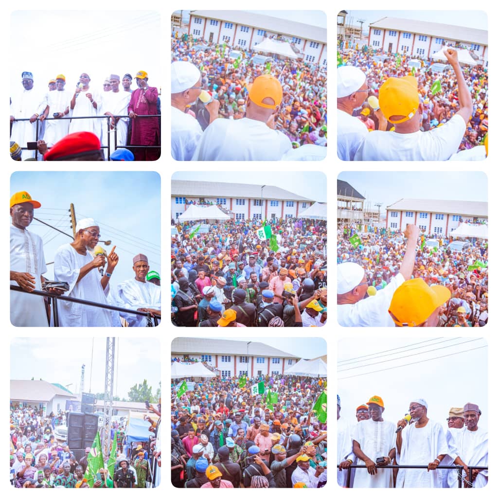 Thousands Gather as Aregbesola, ADC Tour Ifedayo, Ila and Boluwaduro Federal Constituencies