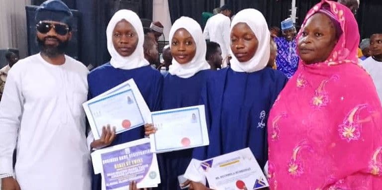 Journalist Tunde Ogunmola’s Twin Daughters, Hassana and Husseina, Graduate from Al-Manal College of Islamic Studies, Bag CAC Business Certificate