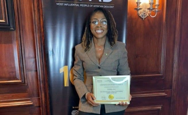 Social Entrepreneur, Sonnia Agu, Honoured in ‘MIPAD 100 Under-40 Activism and Humanitarian’ Category