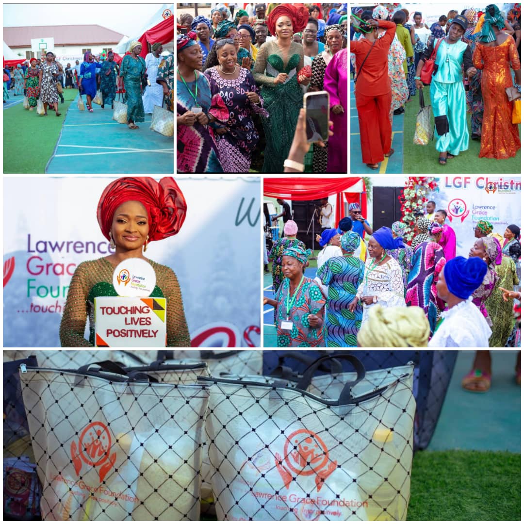 Festive Season: Lawrence Grace Foundation Celebrates Christmas with Over 300 Widows